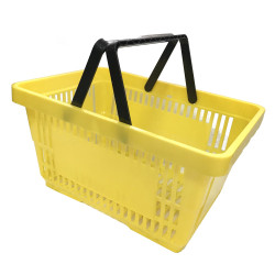 Купівельні кошики для супермаркету PLAST 22 yellow